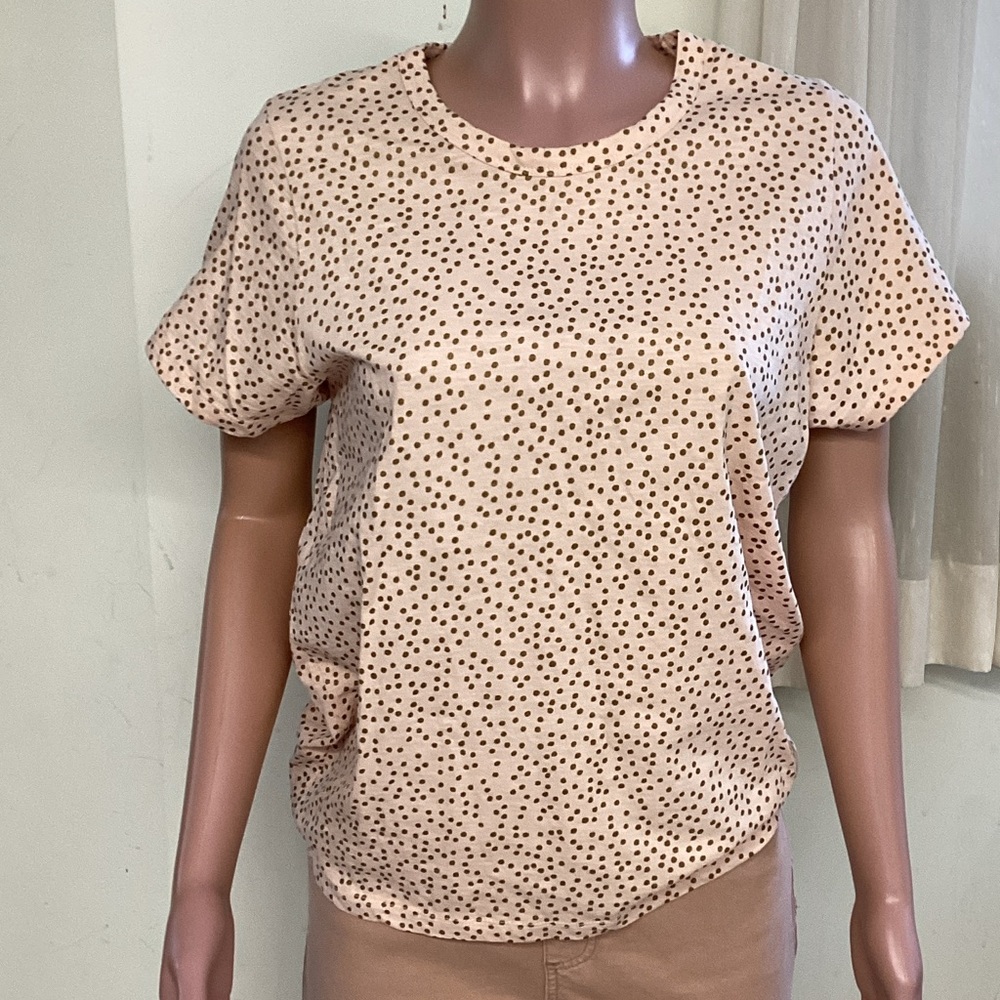 Part Two Peach with Gold Dots T-Shirt